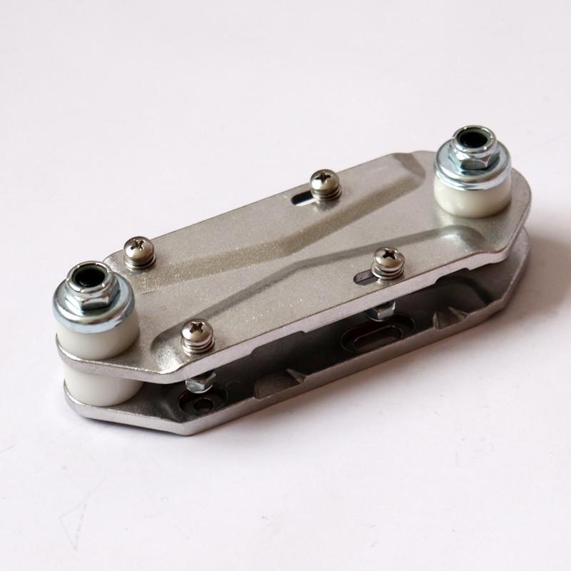 Four screws from the back bridge